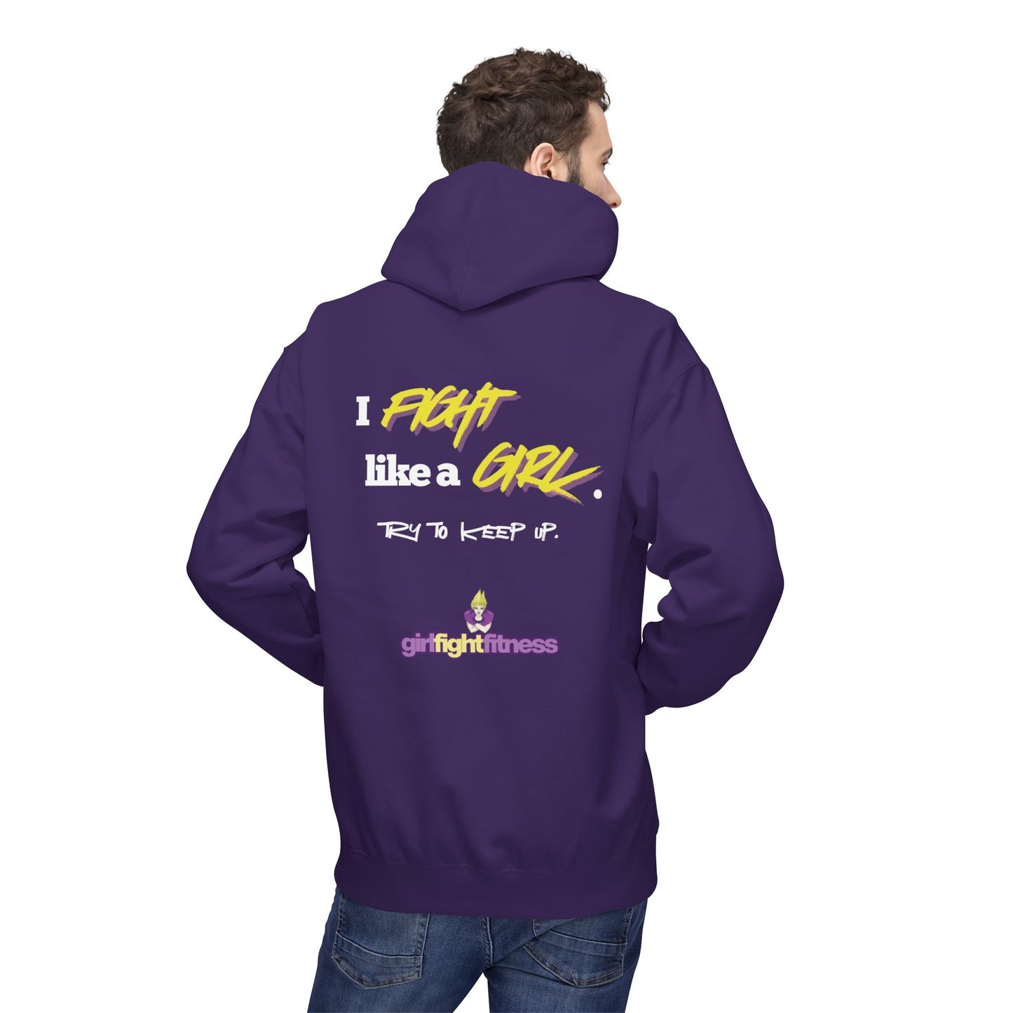 Fight Like a Girl - Unisex Softstyle Fleece Hoodie