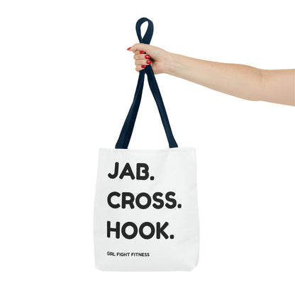 Jab. Cross. Hook. Tote Bag