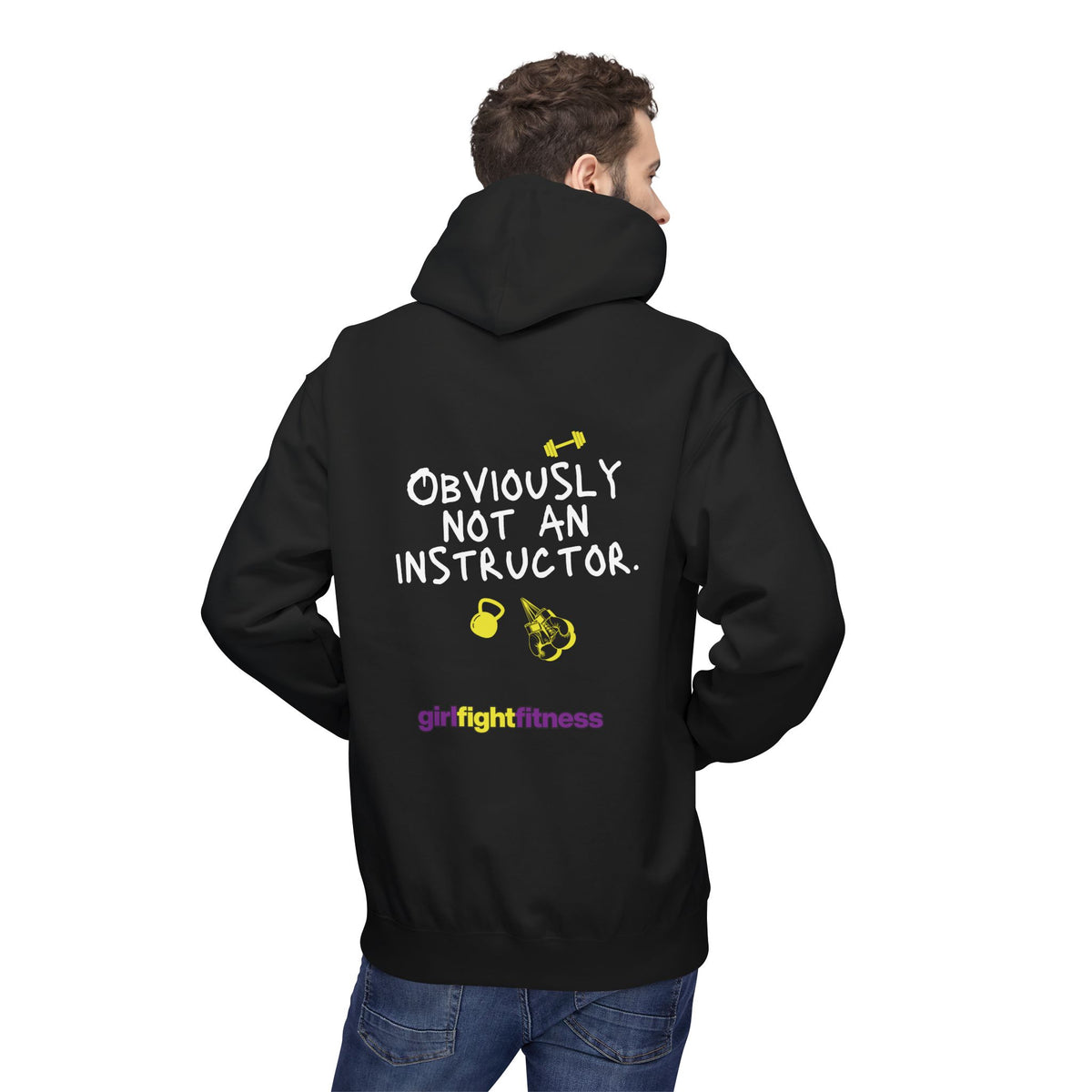 "Obviously Not an Instructor" - Unisex Softstyle Fleece Hoodie