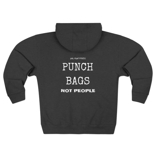 Punch Bags - Not People - Unisex Zip Hoodie