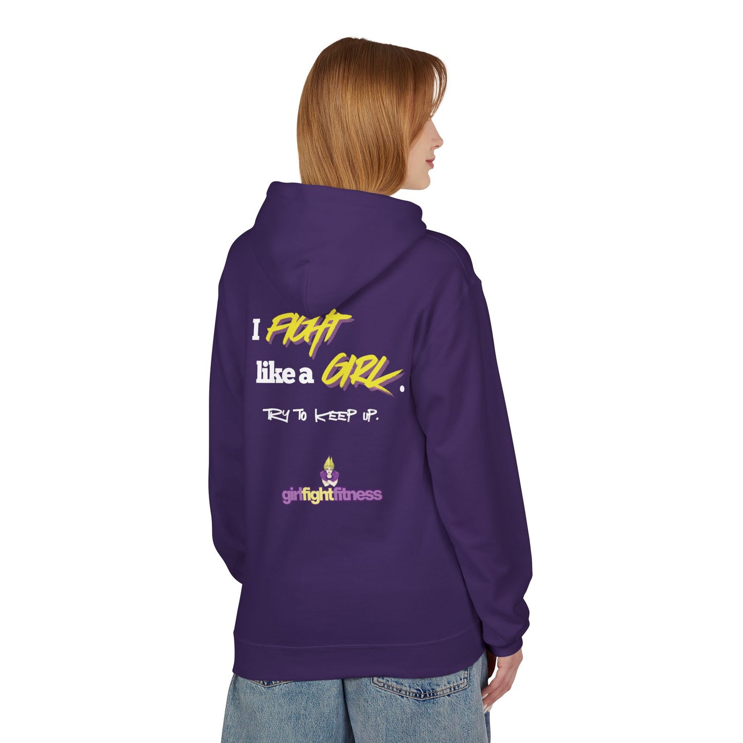 Fight Like a Girl - Unisex Softstyle Fleece Hoodie
