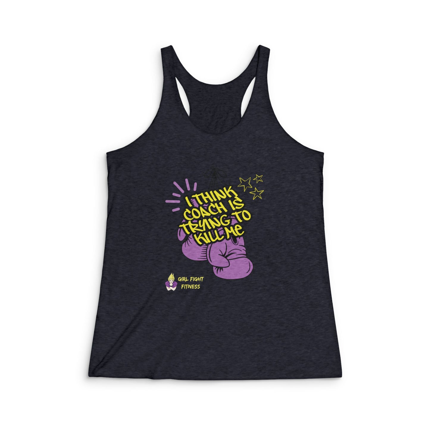 Coach is Trying to Kill Me - Racerback Tank