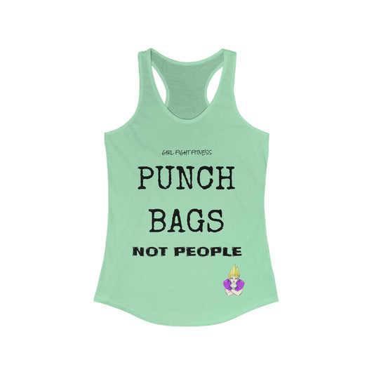 Punch Bags - Not People Racerback Tank
