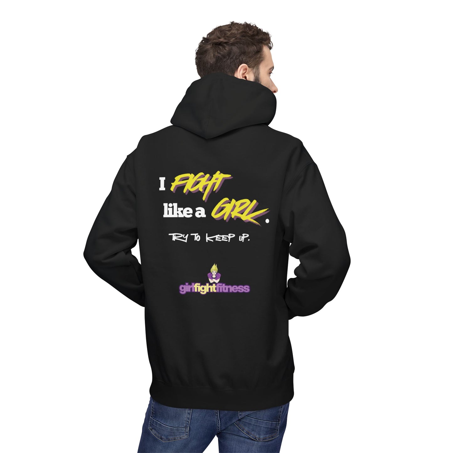 Fight Like a Girl - Unisex Softstyle Fleece Hoodie