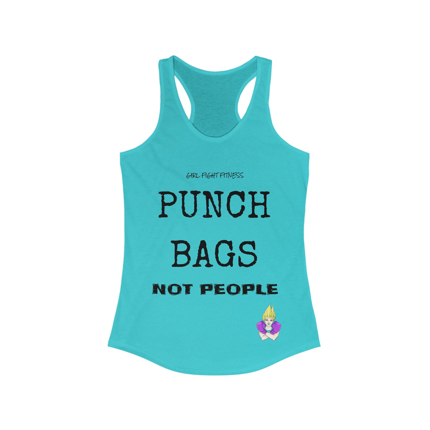 Punch Bags - Not People Racerback Tank