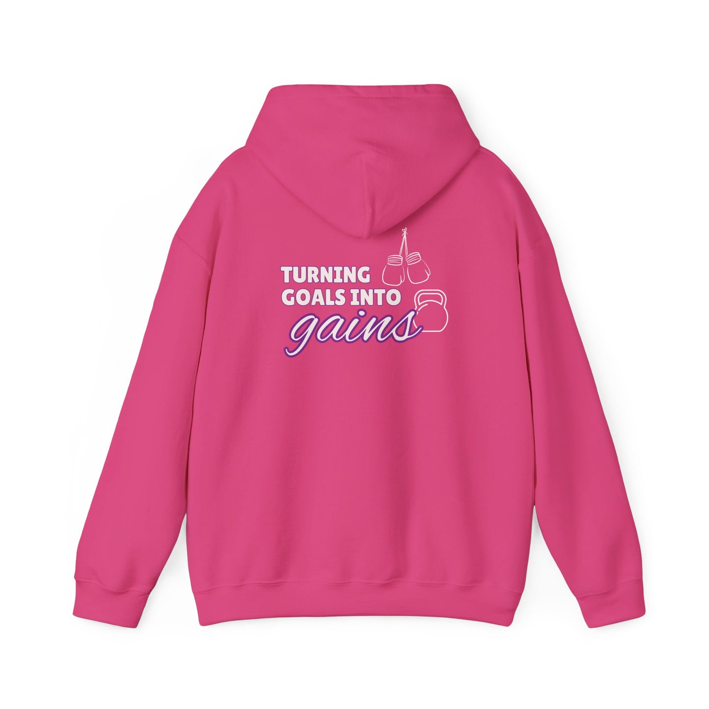 Turning Goals Into Gains - Unisex Heavy Blend™ Hooded Sweatshirt