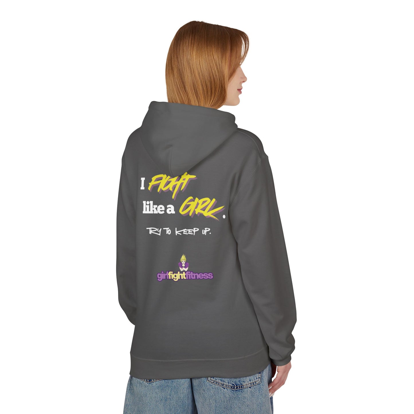 Fight Like a Girl - Unisex Softstyle Fleece Hoodie