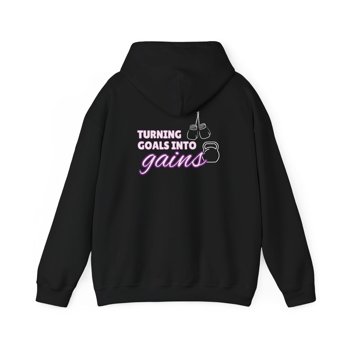 Turning Goals Into Gains - Unisex Heavy Blend™ Hooded Sweatshirt