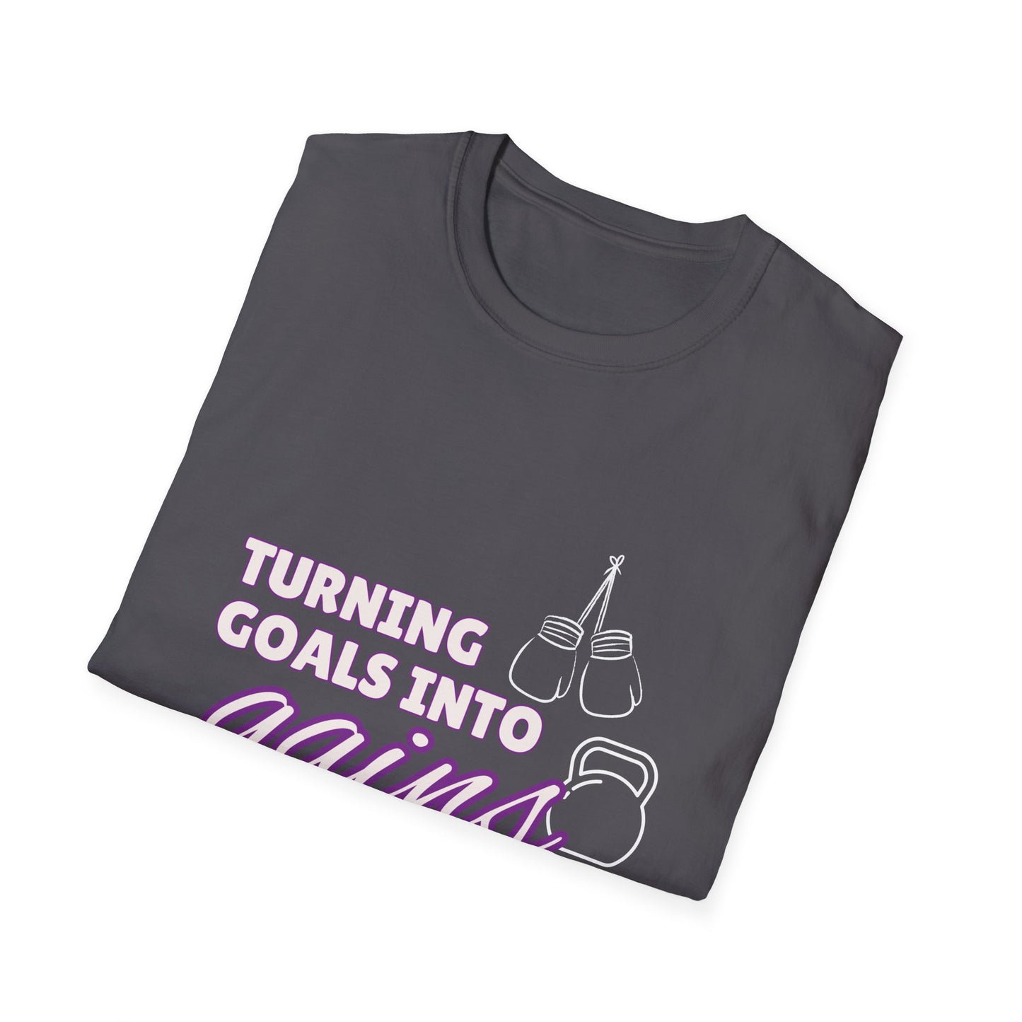 Turning Goals Into Gains - Unisex Softstyle T-Shirt