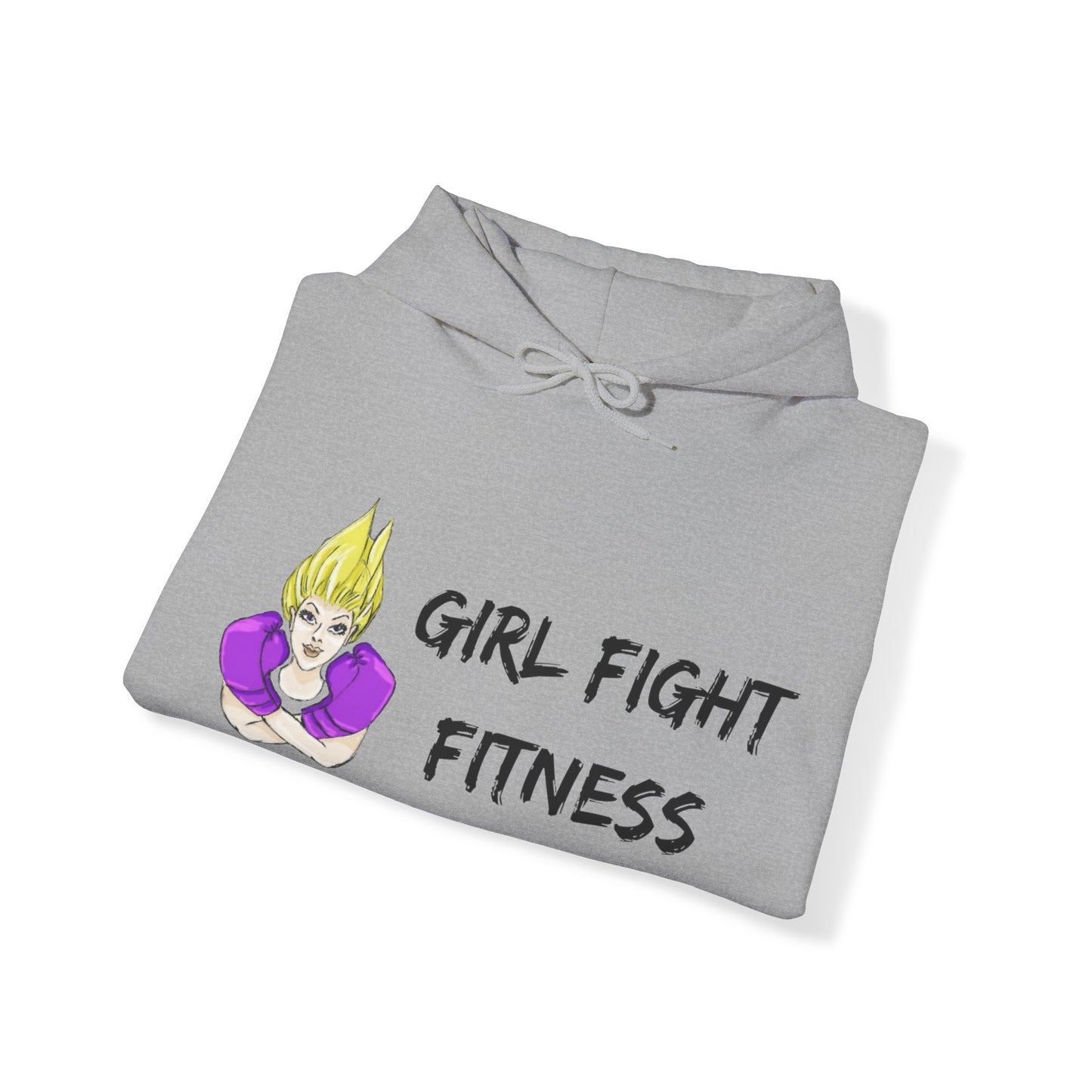 I FIGHT LIKE A GIRL Unisex Heavy Blend™ Hooded Sweatshirt