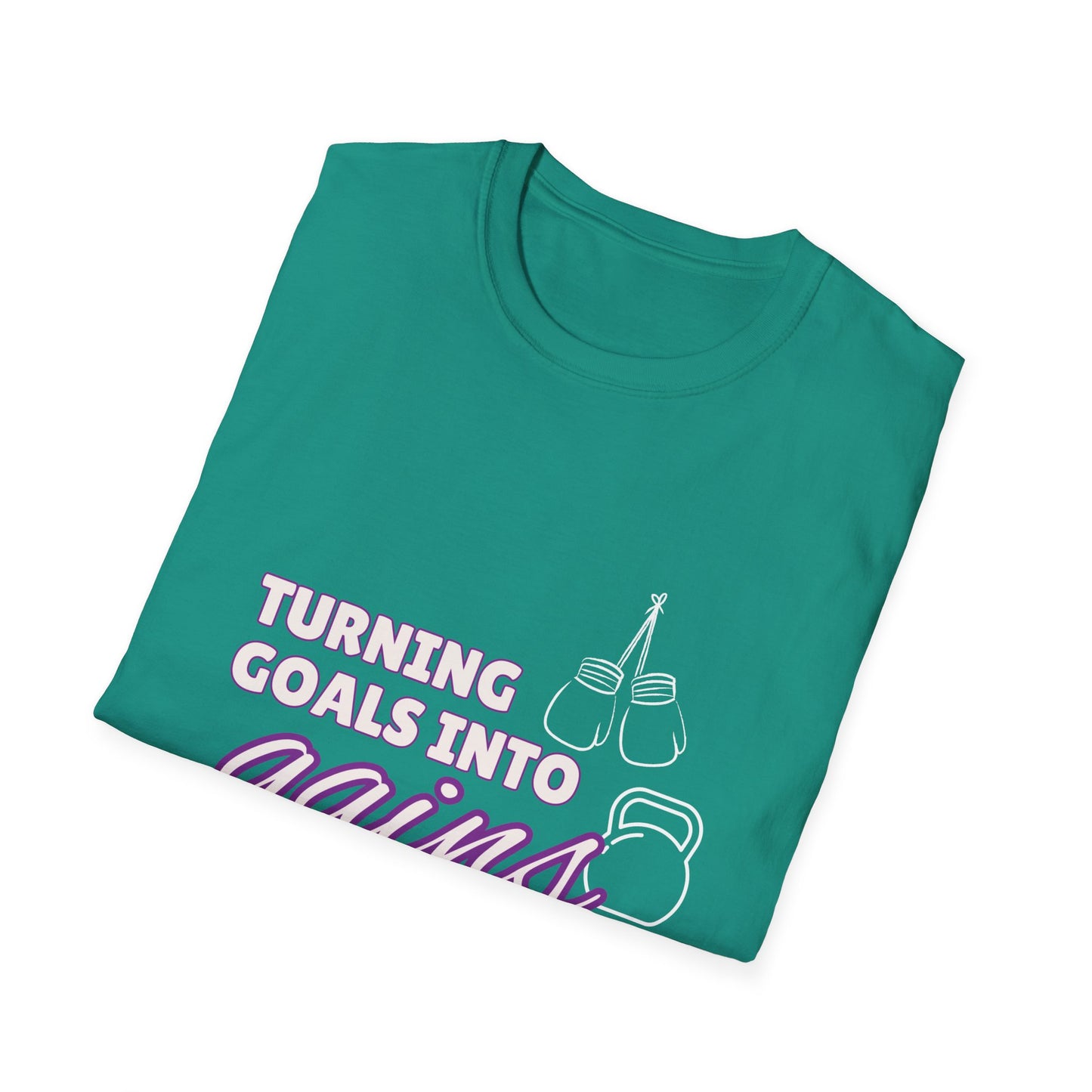 Turning Goals Into Gains - Unisex Softstyle T-Shirt