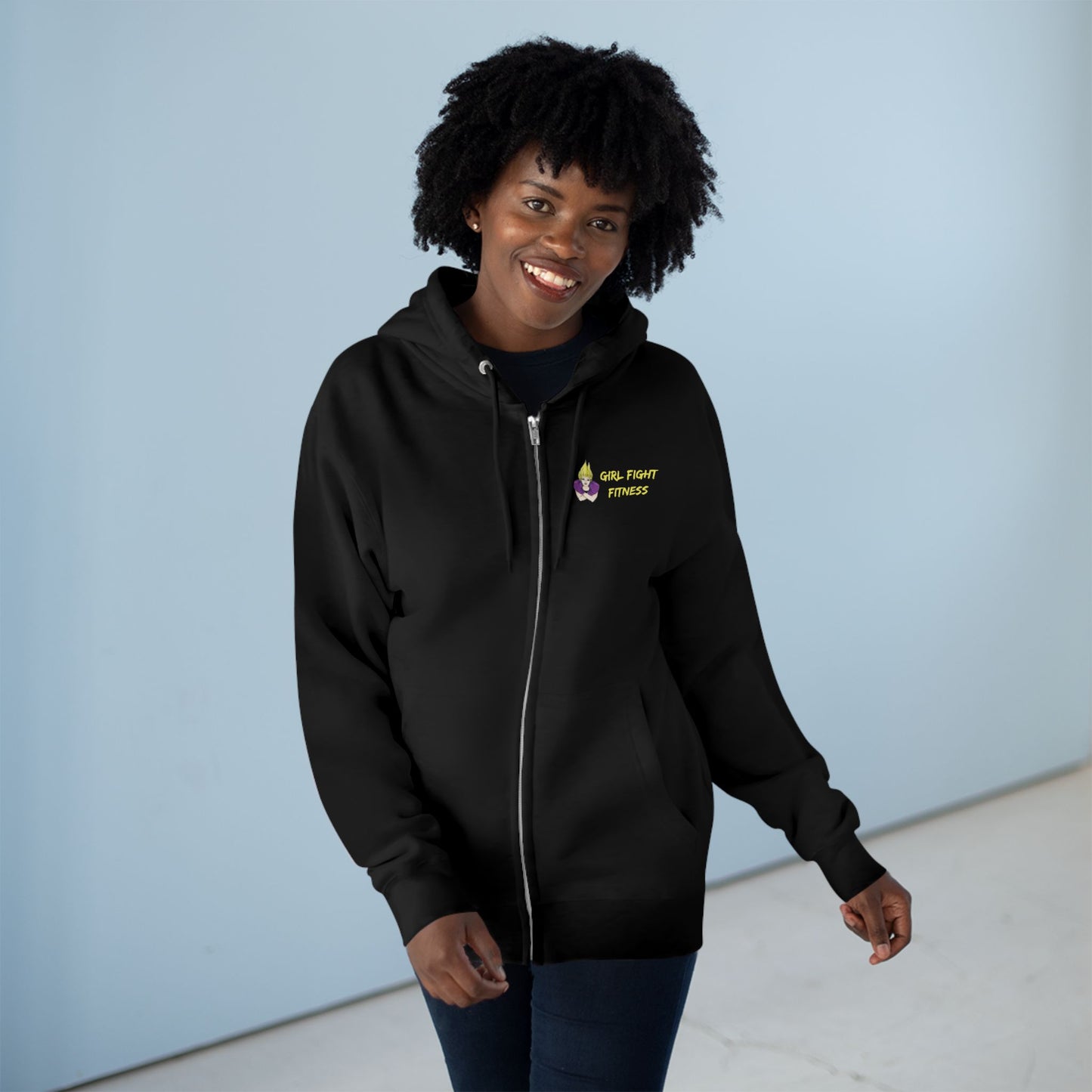 Turning Goals Into Gains - Unisex Zip Hoodie