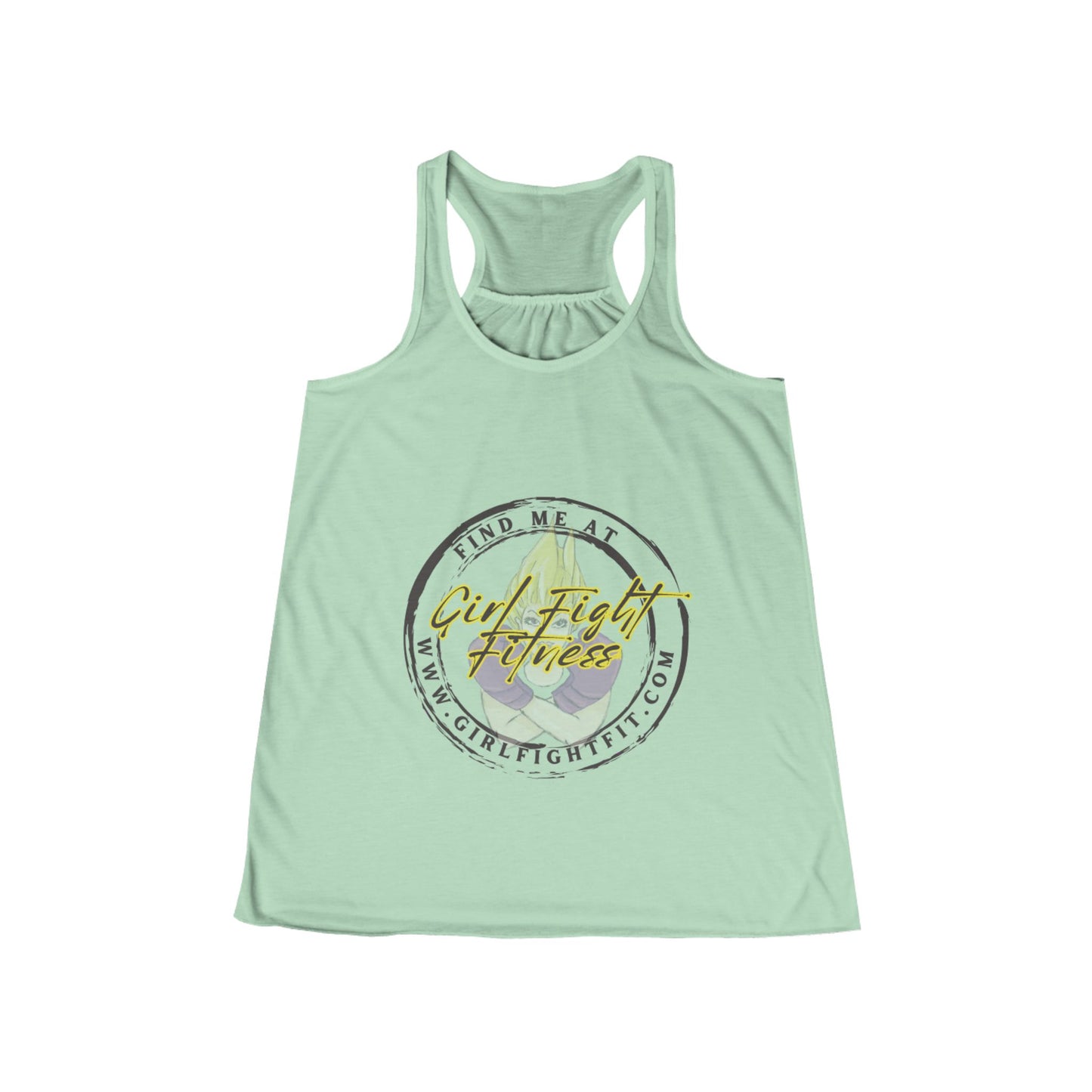 You Can Find Me At - Women's Flowy Racerback Tank