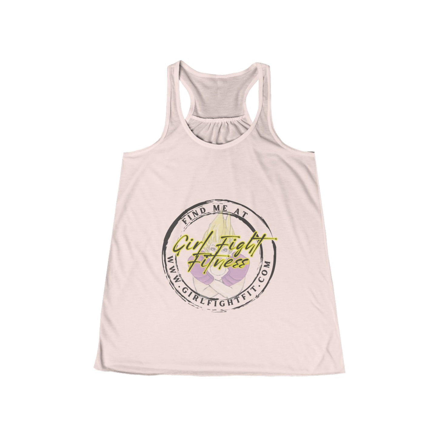 You Can Find Me At - Women's Flowy Racerback Tank