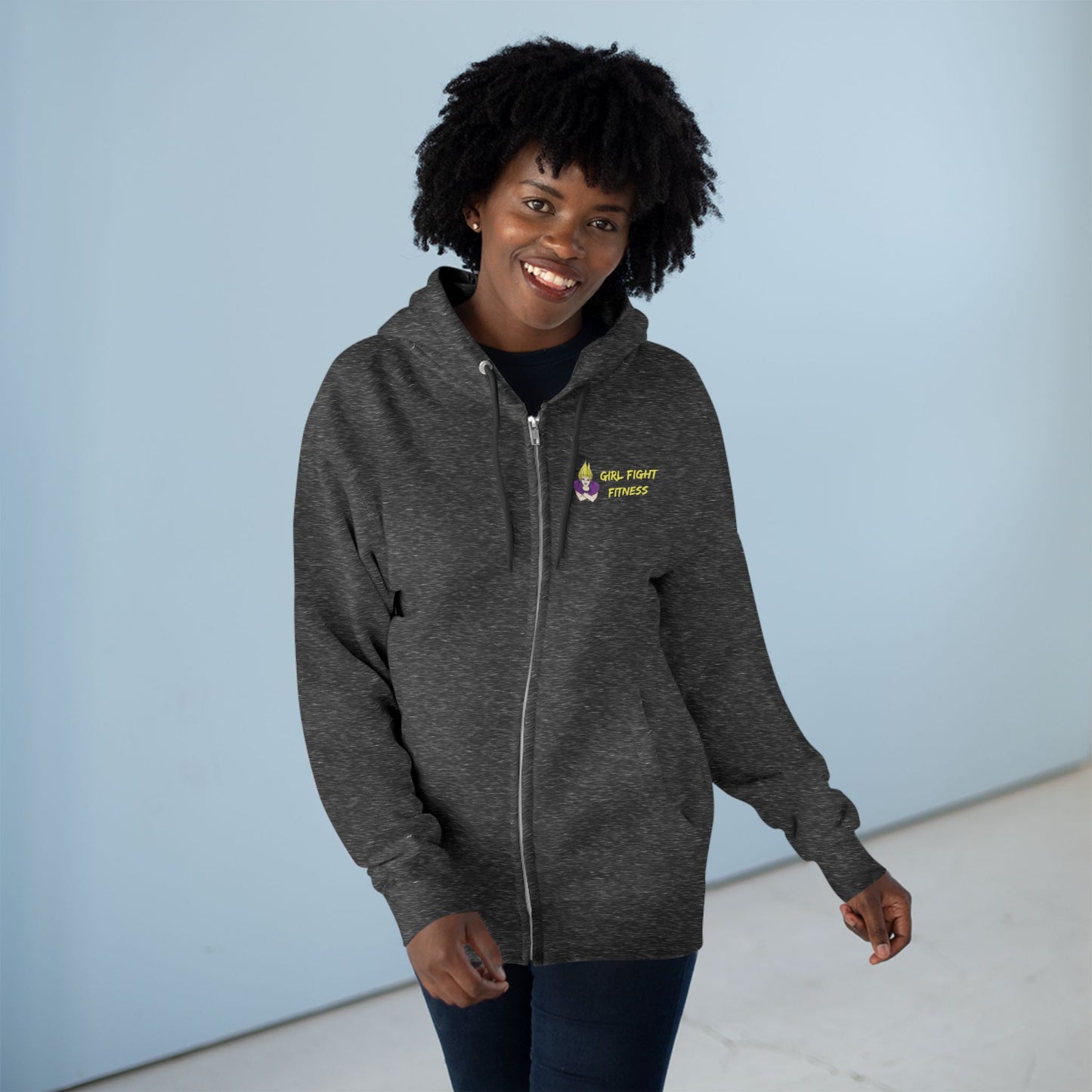 Turning Goals Into Gains - Unisex Zip Hoodie