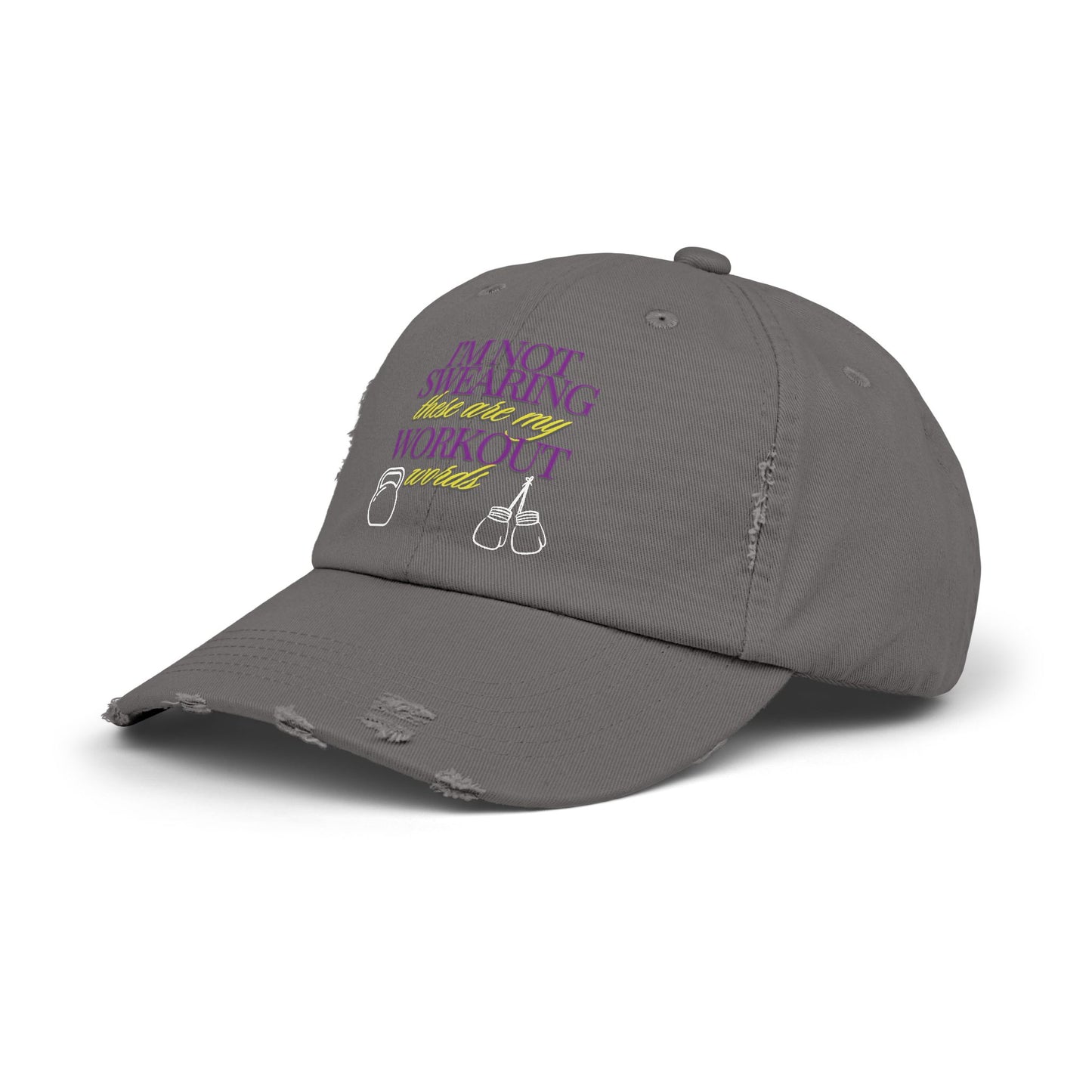 I'm Not Swearing Unisex Distressed Cap