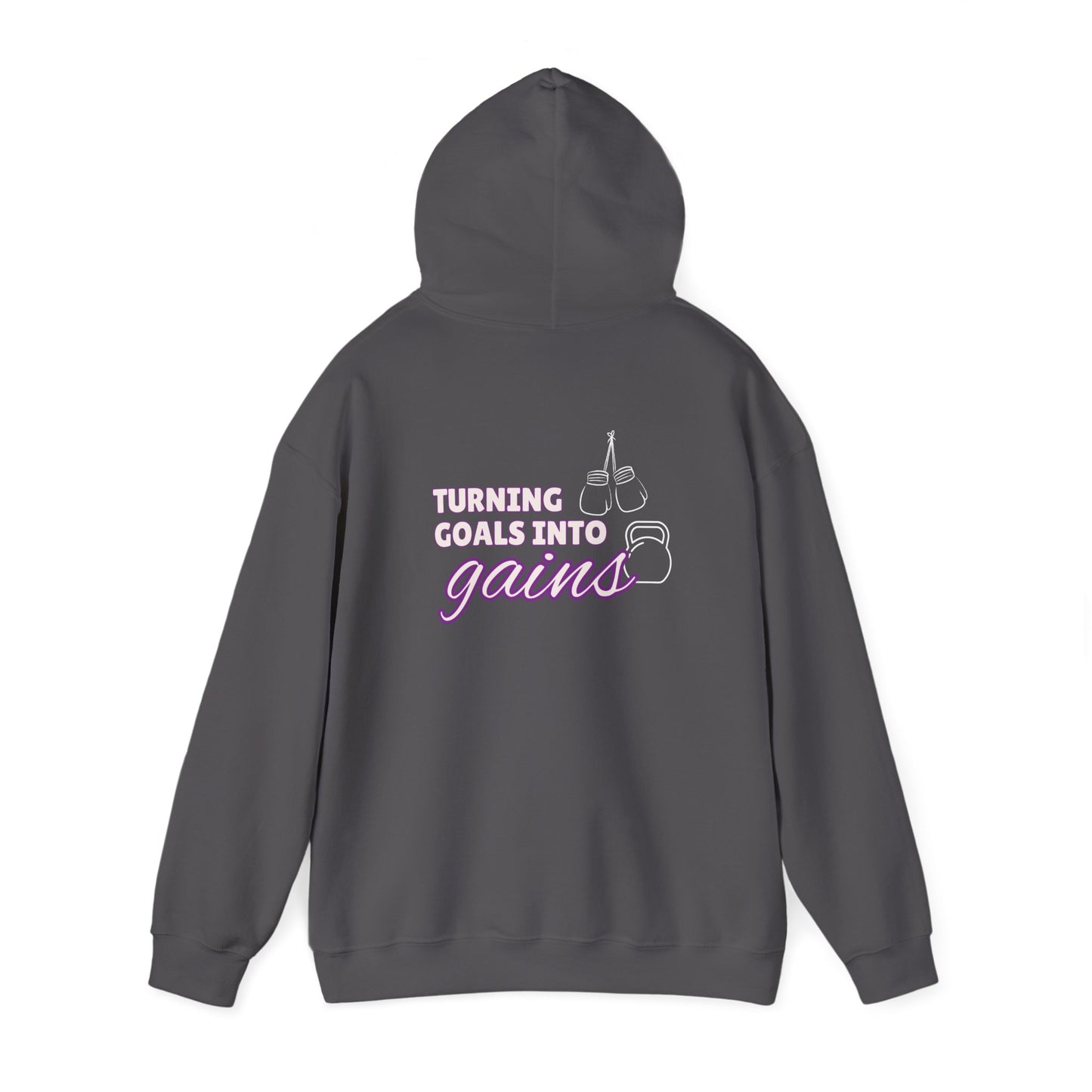 Turning Goals Into Gains - Unisex Heavy Blend™ Hooded Sweatshirt