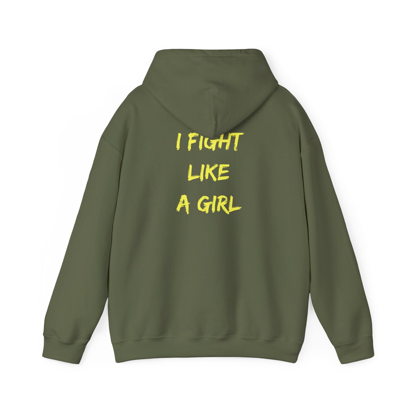 I FIGHT LIKE A GIRL Unisex Heavy Blend™ Hooded Sweatshirt