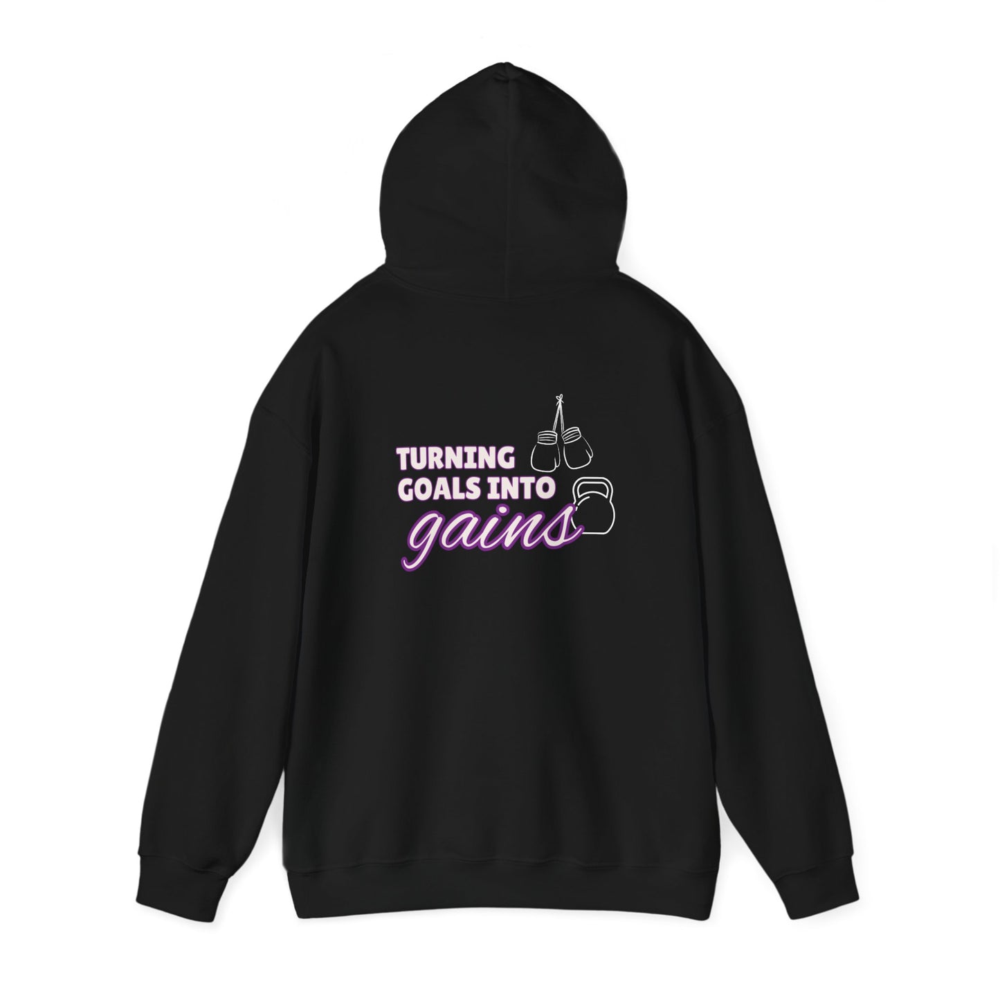 Turning Goals Into Gains - Unisex Heavy Blend™ Hooded Sweatshirt