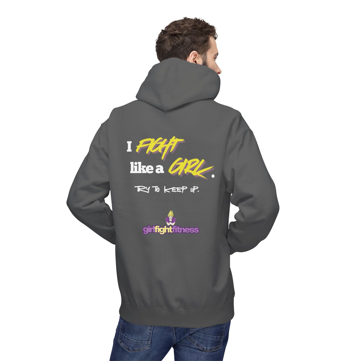 Fight Like a Girl - Unisex Softstyle Fleece Hoodie