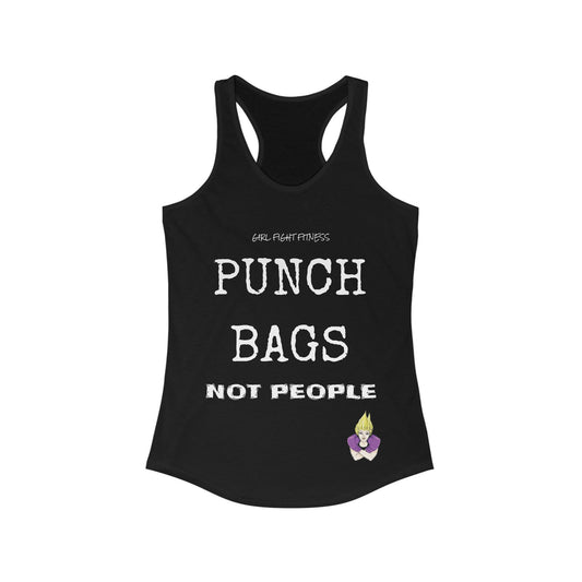 Punch Bags - Not People Racerback Tank