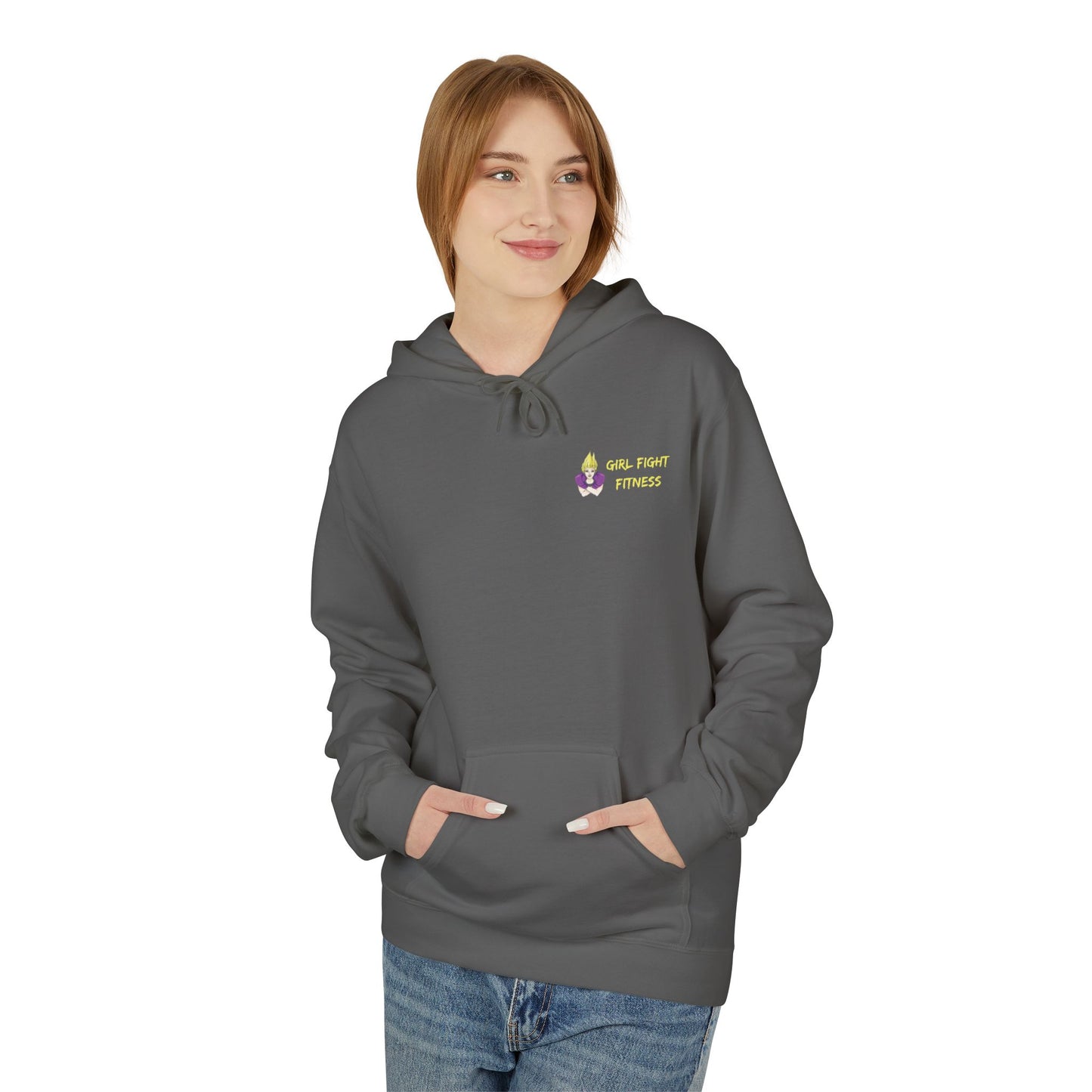 Fight Like a Girl - Unisex Softstyle Fleece Hoodie