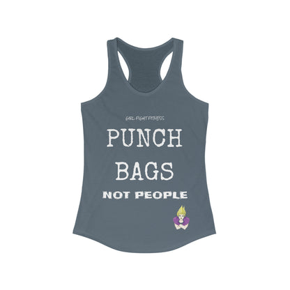 Punch Bags - Not People Racerback Tank