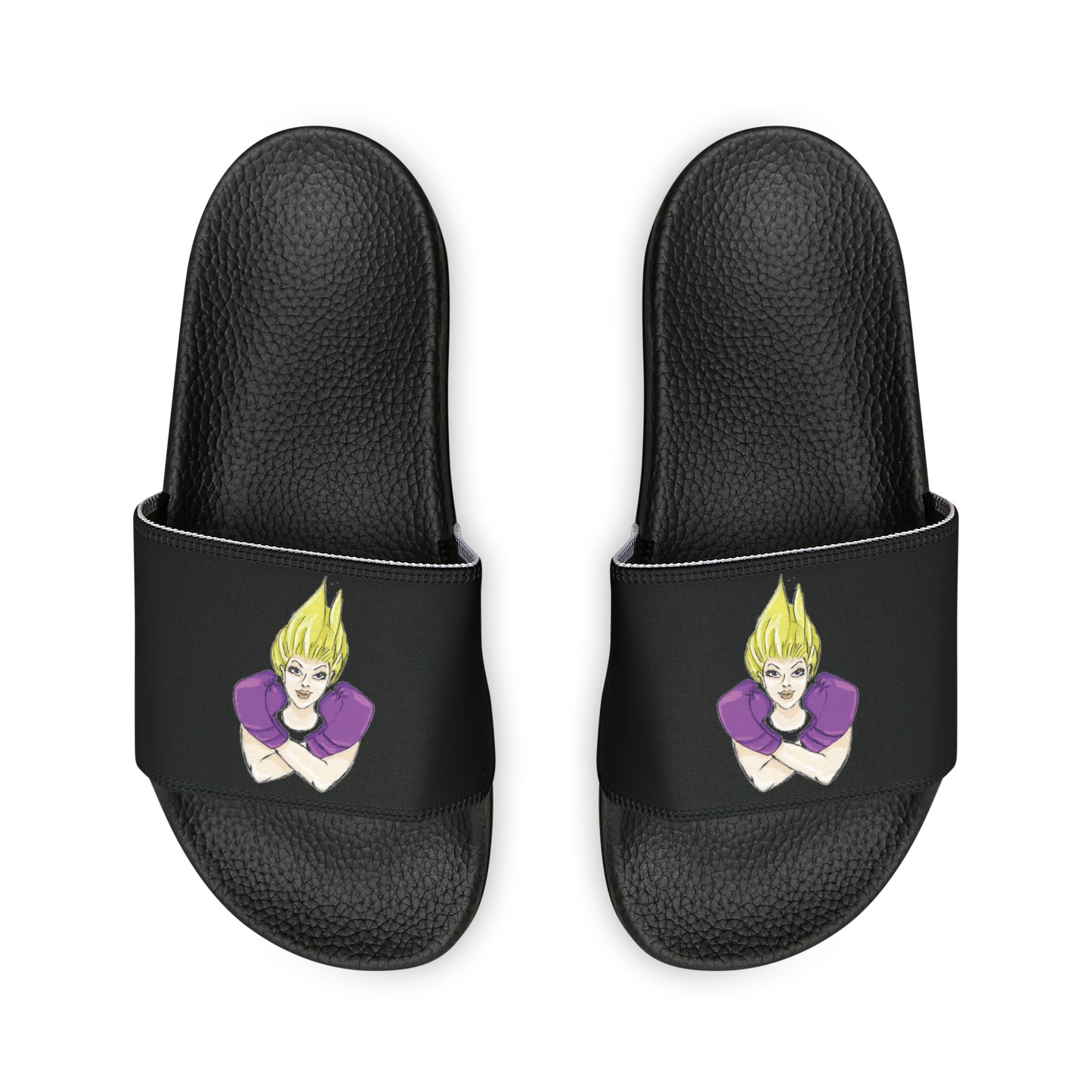 GirlFight Logo Slide Sandals