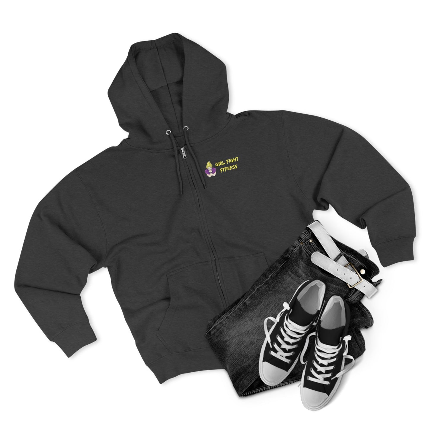 Turning Goals Into Gains - Unisex Zip Hoodie