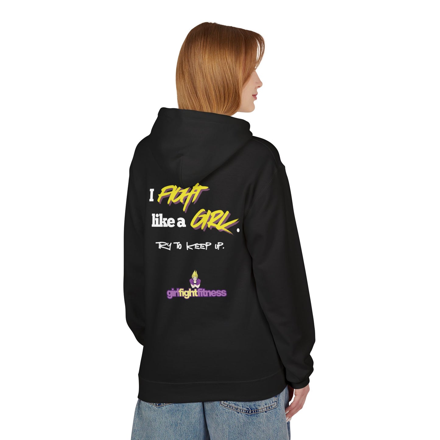 Fight Like a Girl - Unisex Softstyle Fleece Hoodie