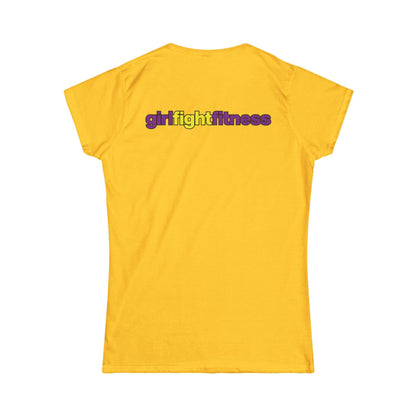 Pride - "Hit Hard, Love Harder" Women's-Cut Softstyle T-Shirt