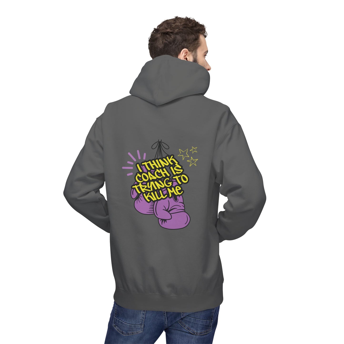 Coach is Trying to Kill Me - Unisex Softstyle Fleece Hoodie