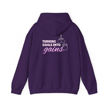 Turning Goals Into Gains -  Unisex Heavy Blend™ Hooded Sweatshirt