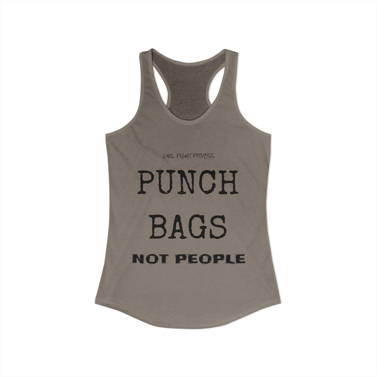 Punch Bags - Not People Racerback Tank
