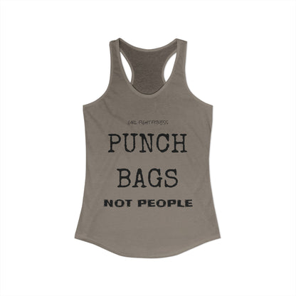 Punch Bags - Not People Racerback Tank