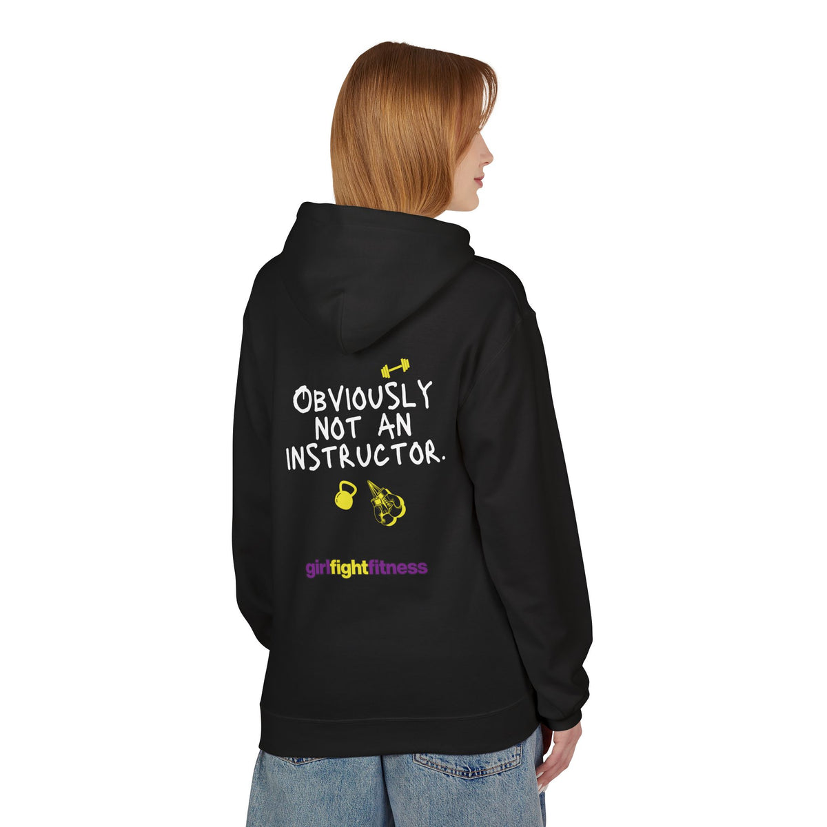 "Obviously Not an Instructor" - Unisex Softstyle Fleece Hoodie