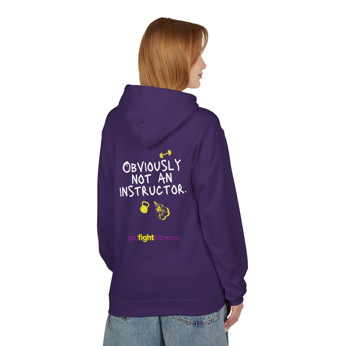 "Obviously Not an Instructor" - Unisex Softstyle Fleece Hoodie