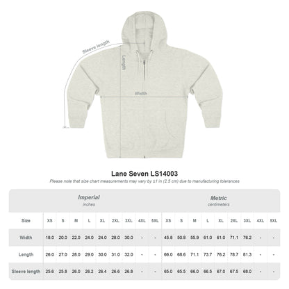 "Punch Bags Not People" Unisex Zip-Up Hoodie