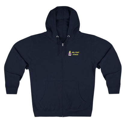 "Punch Bags Not People" Unisex Zip-Up Hoodie