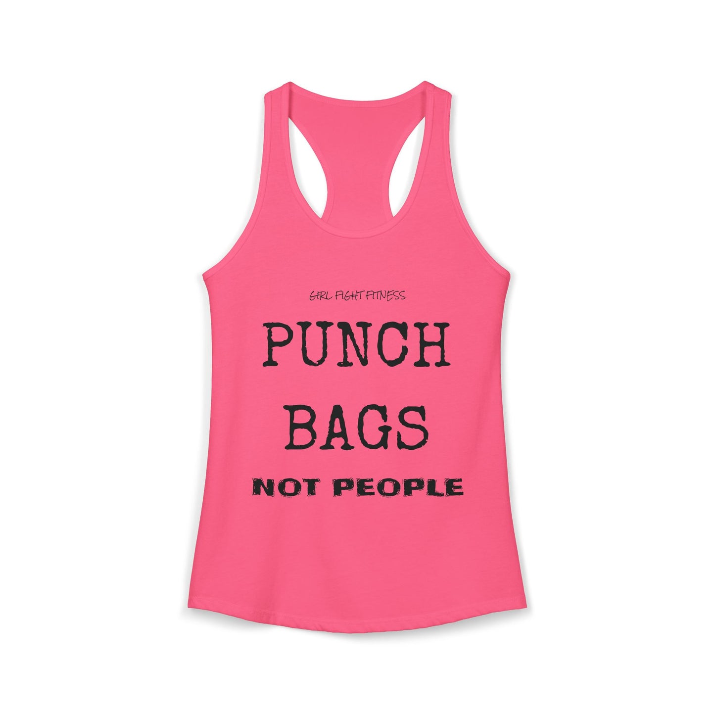 Punch Bags - Not People Racerback Tank