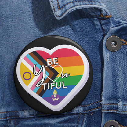 PRIDE - Pin Button — "BeYOUtiful"