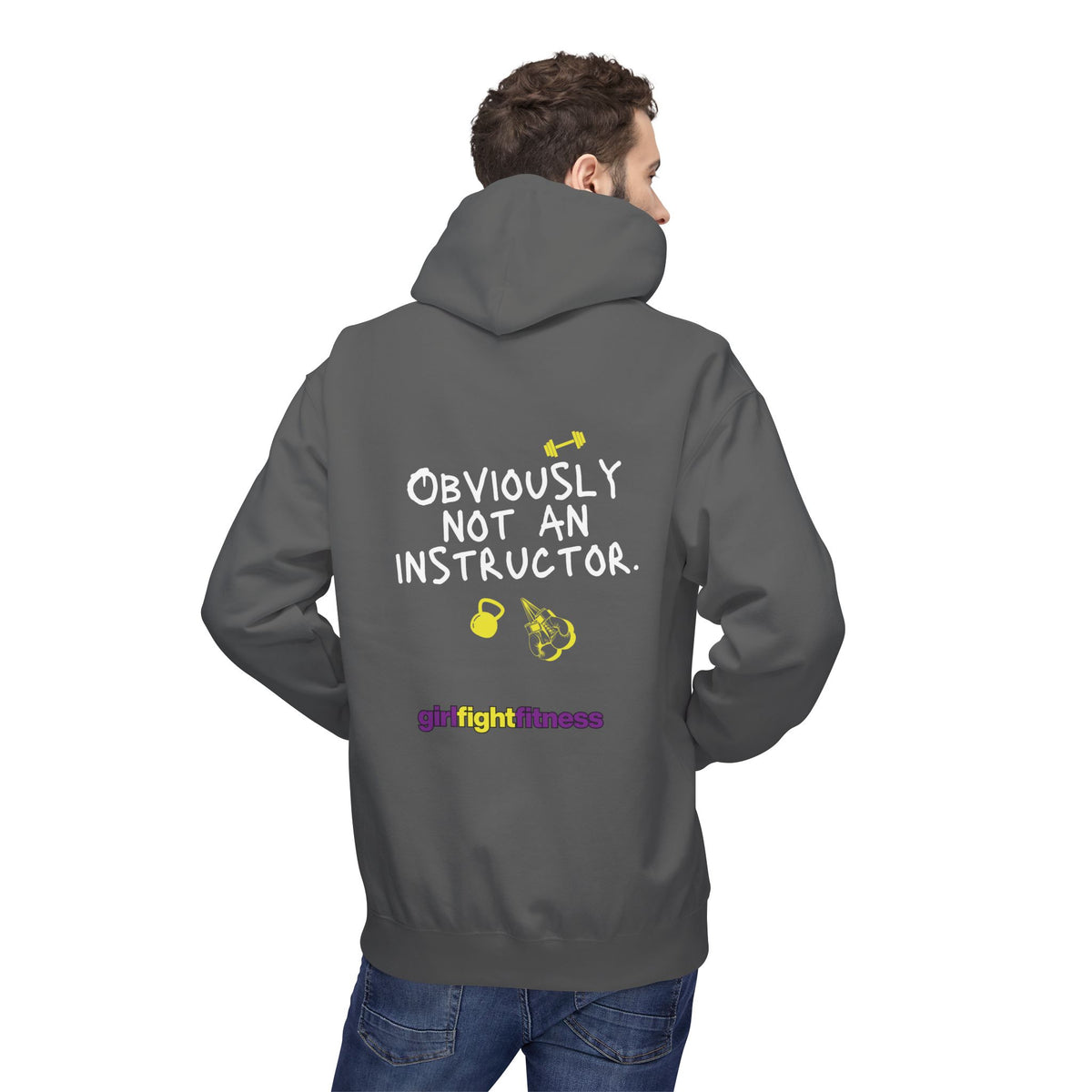 "Obviously Not an Instructor" - Unisex Softstyle Fleece Hoodie