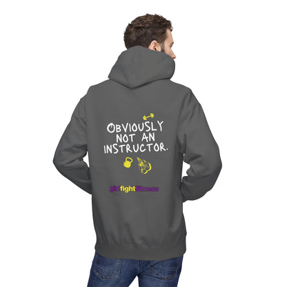 "Obviously Not an Instructor" - Unisex Softstyle Fleece Hoodie