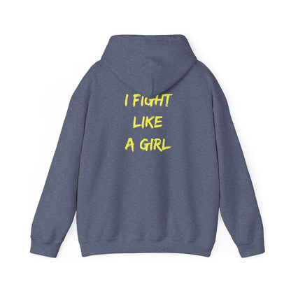 I FIGHT LIKE A GIRL Unisex Heavy Blend™ Hooded Sweatshirt
