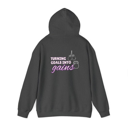 Turning Goals Into Gains -  Unisex Heavy Blend™ Hooded Sweatshirt