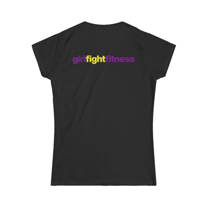 Pride - "Hit Hard, Love Harder" Women's-Cut Softstyle T-Shirt