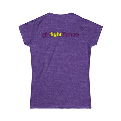 Pride - "Hit Hard, Love Harder" Women's-Cut Softstyle T-Shirt