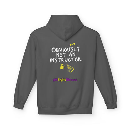 "Obviously Not an Instructor" - Unisex Softstyle Fleece Hoodie