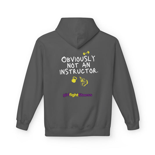 "Obviously Not an Instructor" - Unisex Softstyle Fleece Hoodie