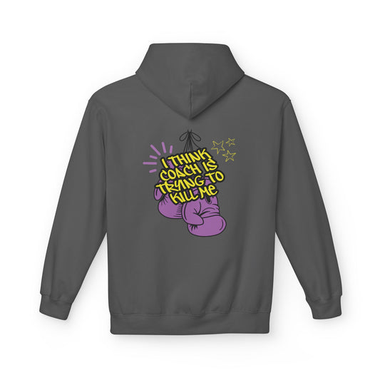 Coach is Trying to Kill Me - Unisex Softstyle Fleece Hoodie